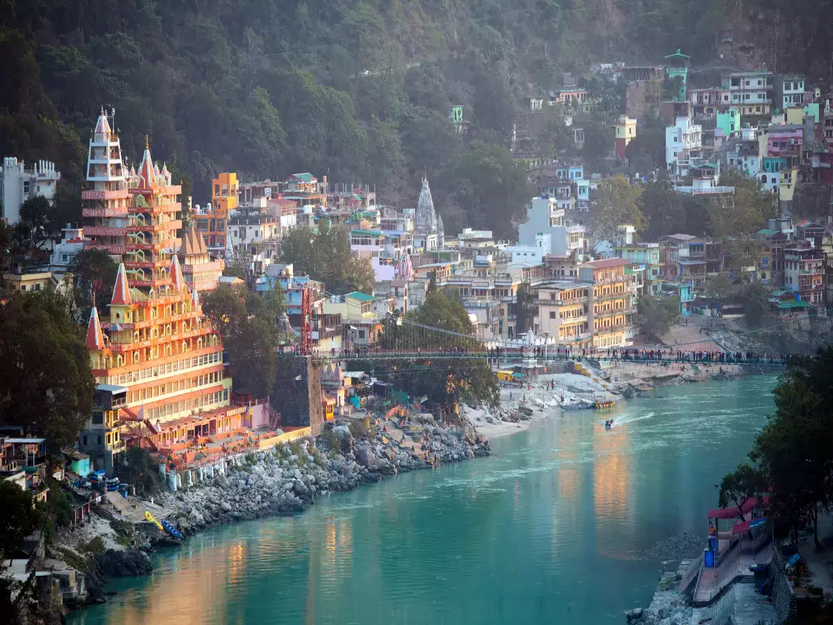 Ganga aarti at dusk